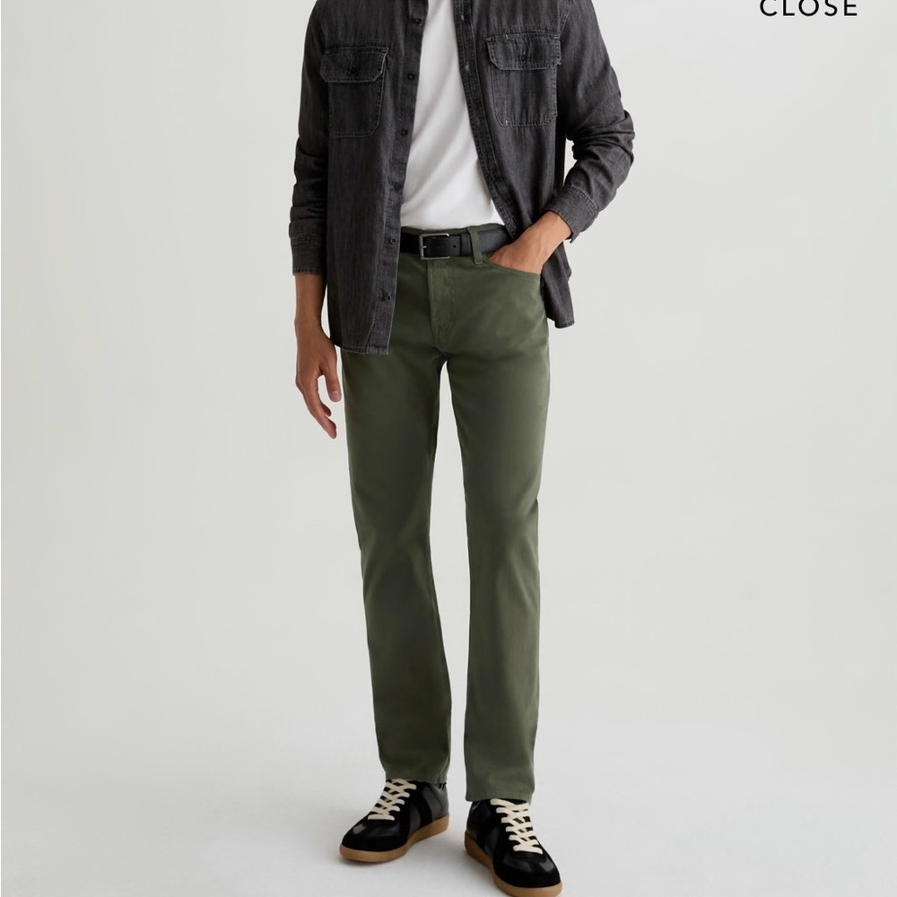 NWT AG Tellis urban green modern slim pants